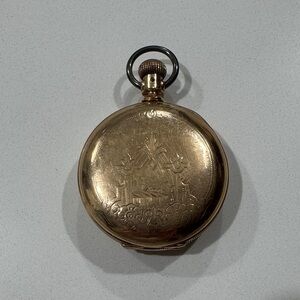 more of my uncle’s stuff Antique Gold Filled CWC New Era Pocket Watch